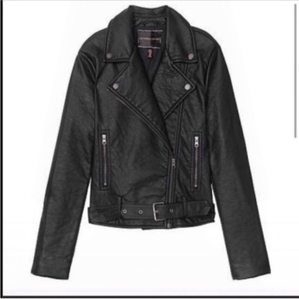 Victoria's Secret Pebbled Motto Jacket